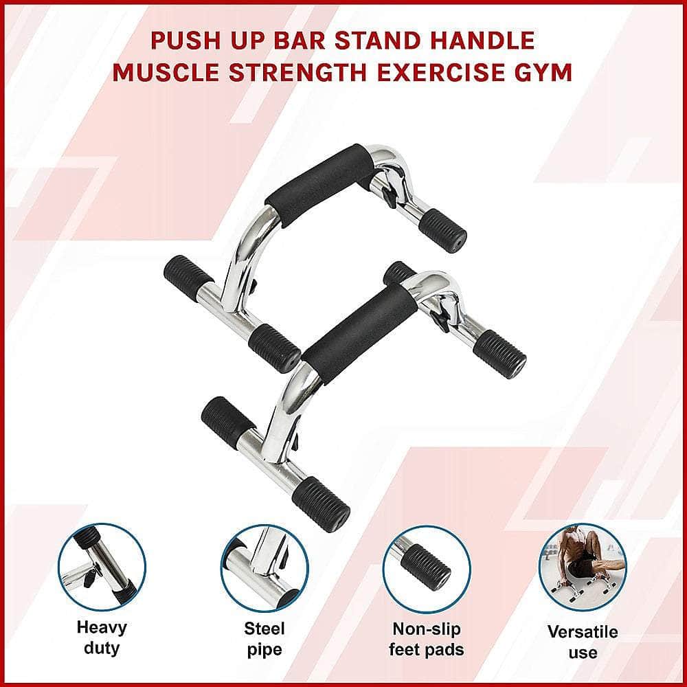 Push Up Bar Stand Handle Muscle Strength Exercise Gym