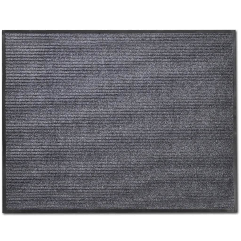 PVC Door Mats 2 pcs Grey - Simple deals