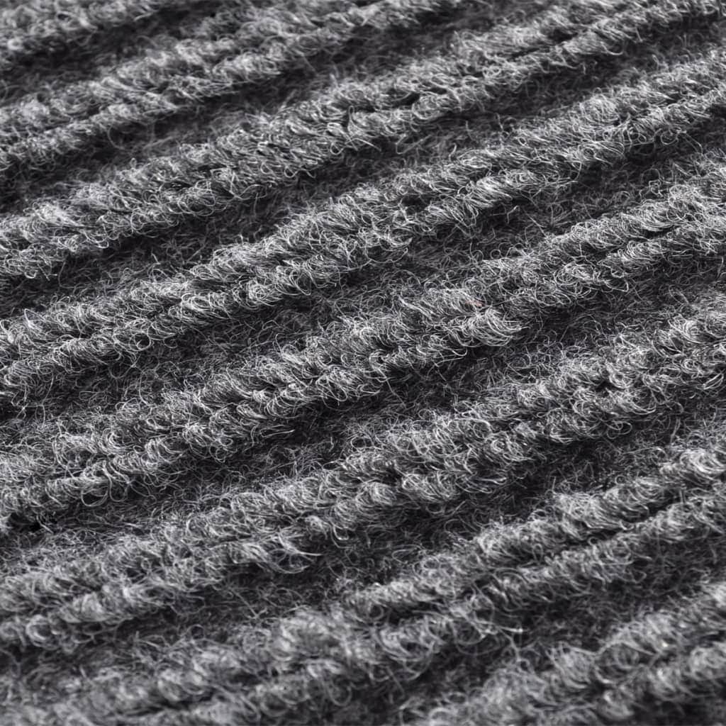PVC Door Mats 4 pcs Grey - Simple deals