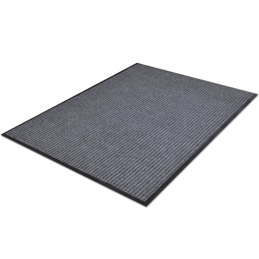 PVC Door Mats 4 pcs Grey - Simple deals