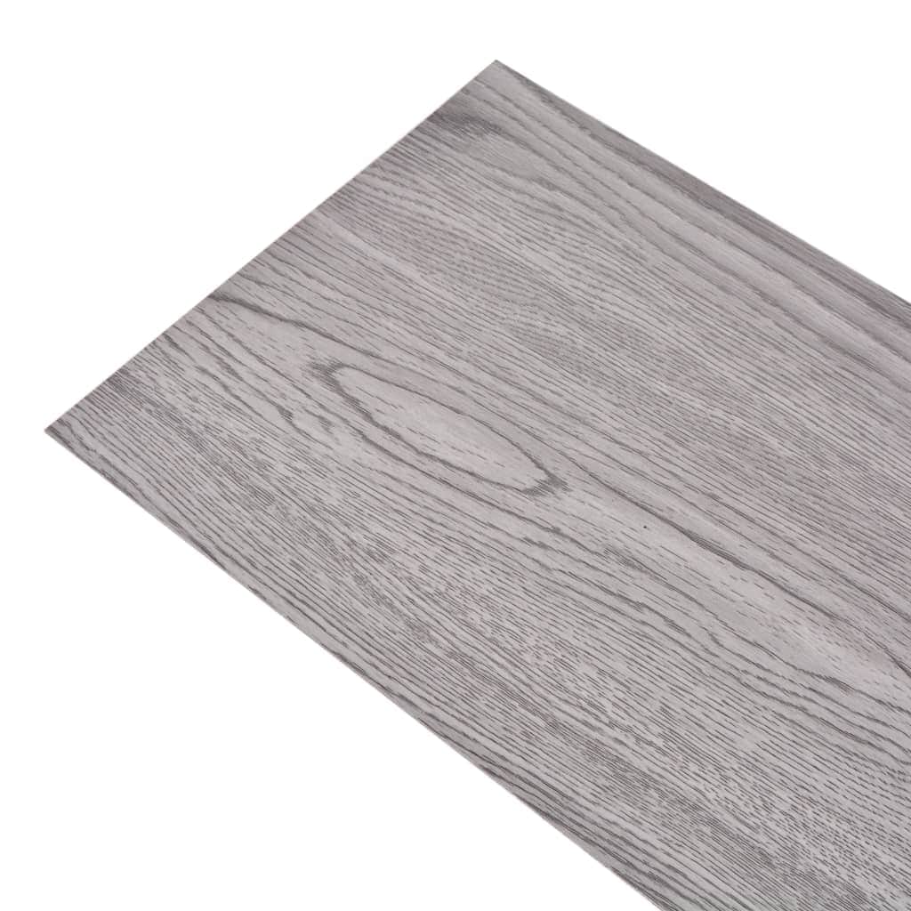 PVC Flooring Planks 5.26 mÂ² 2 mm Dark Grey