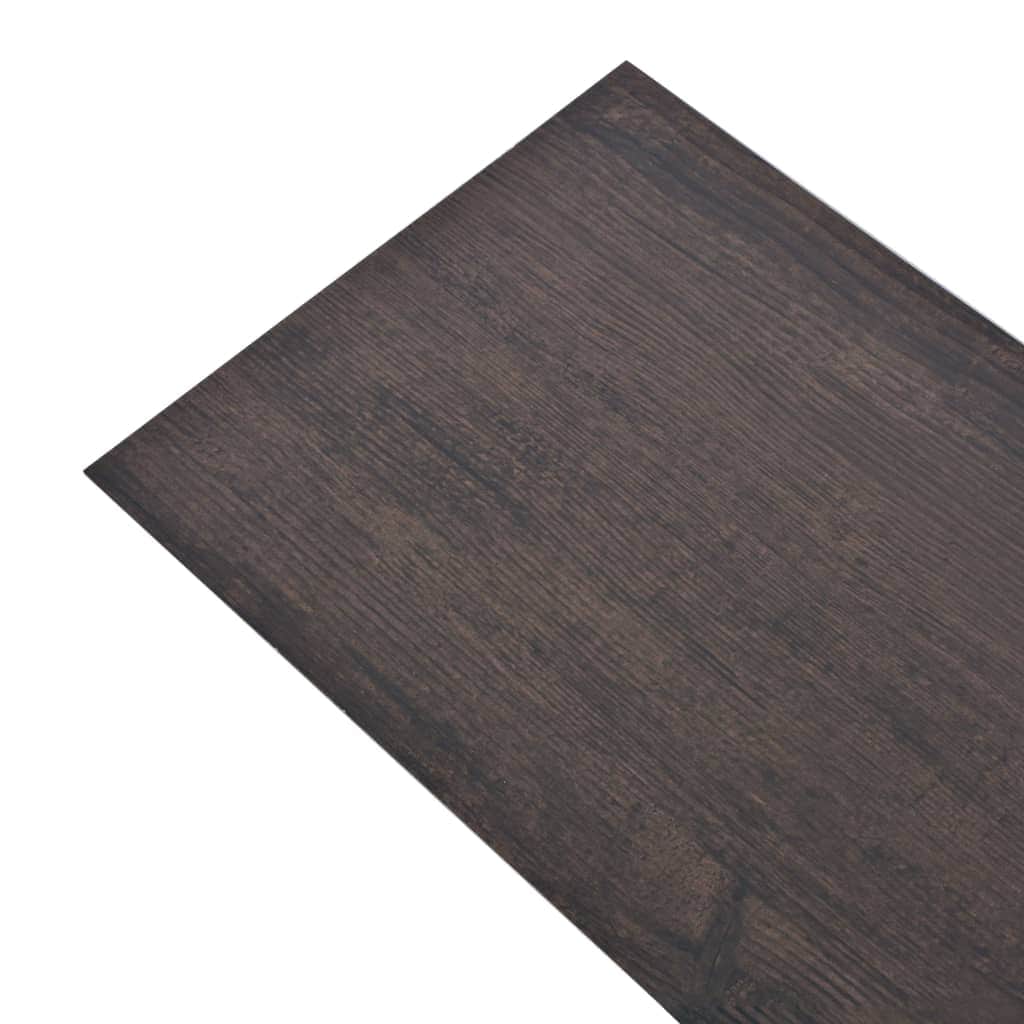 PVC Flooring Planks 5.26 mÂ² 2 mm Oak Dark Grey