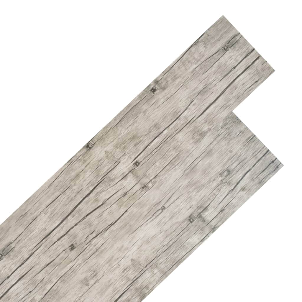 PVC Flooring Planks 5.26 mÂ² 2 mm Oak Washed