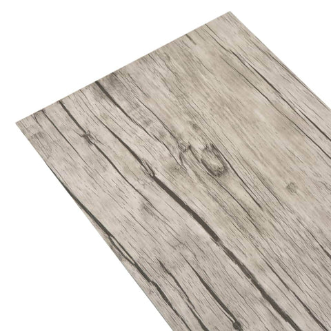PVC Flooring Planks 5.26 mÂ² 2 mm Oak Washed