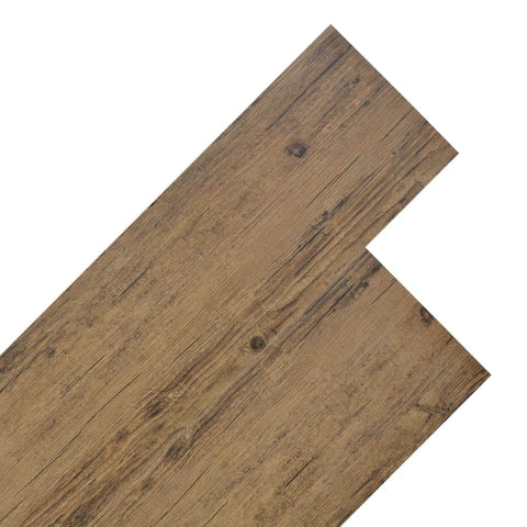 PVC Flooring Planks 5.26 mÂ² 2 mm Walnut Brown