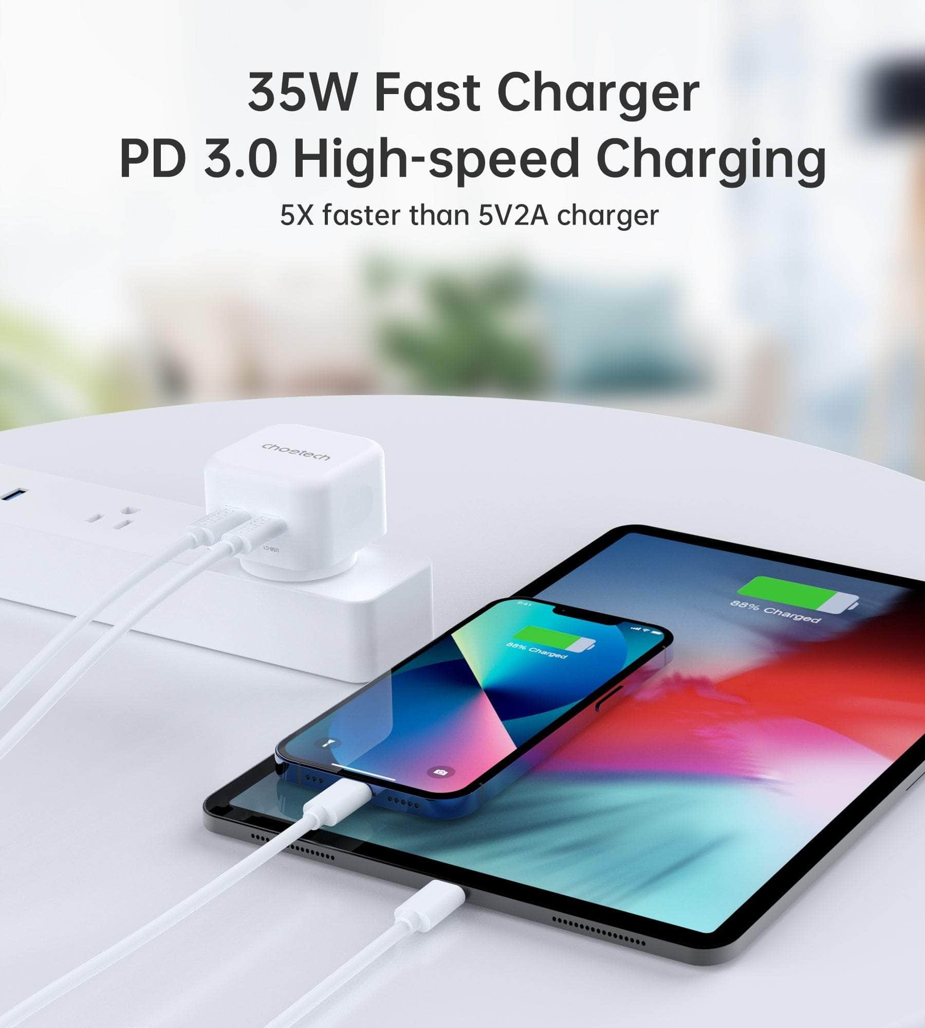Q5008 Pd 35W Dual Usb-C Charger