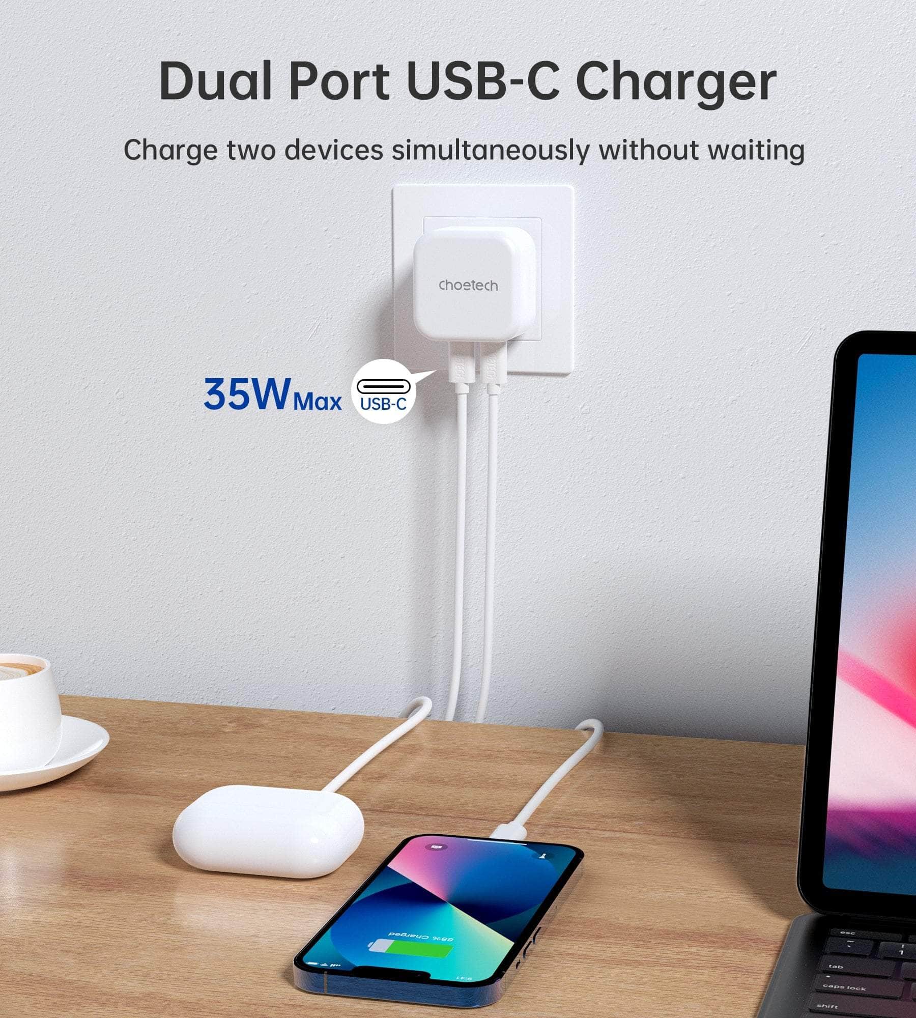 Q5008 Pd 35W Dual Usb-C Charger