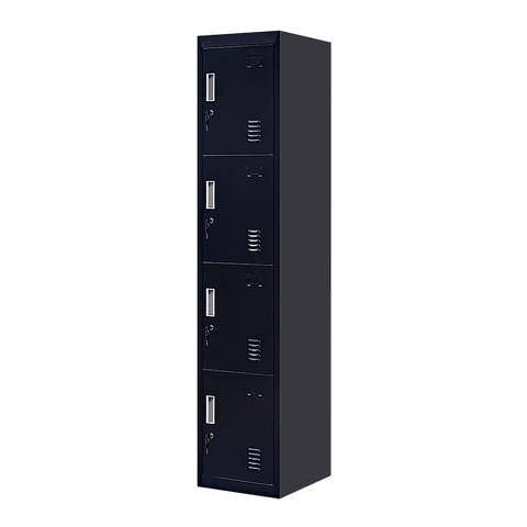 Quad-Compartment Vertical Locker Efficient Storage Solution