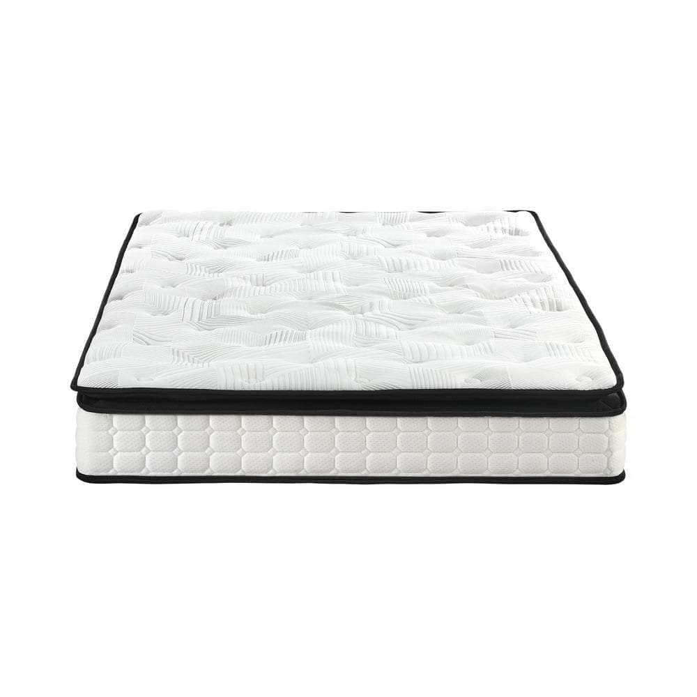 Queen Mattress 22CM Cool Gel Foam Bonnell Spring with Pillows