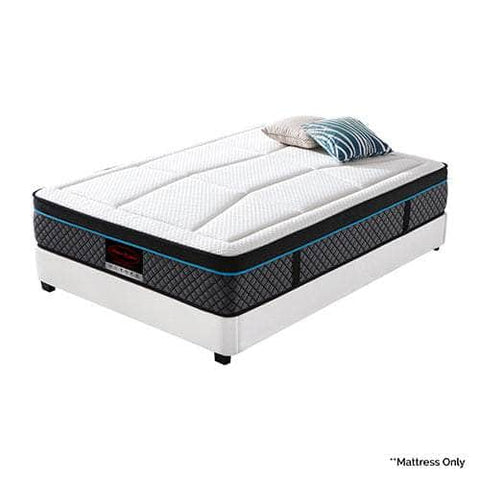 Queen Mattress In Coolmax Memory Foam 6 Zone Pocket Coil Soft Firmness