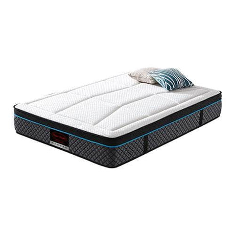 Queen Mattress In Coolmax Memory Foam 6 Zone Pocket Coil Soft Firmness