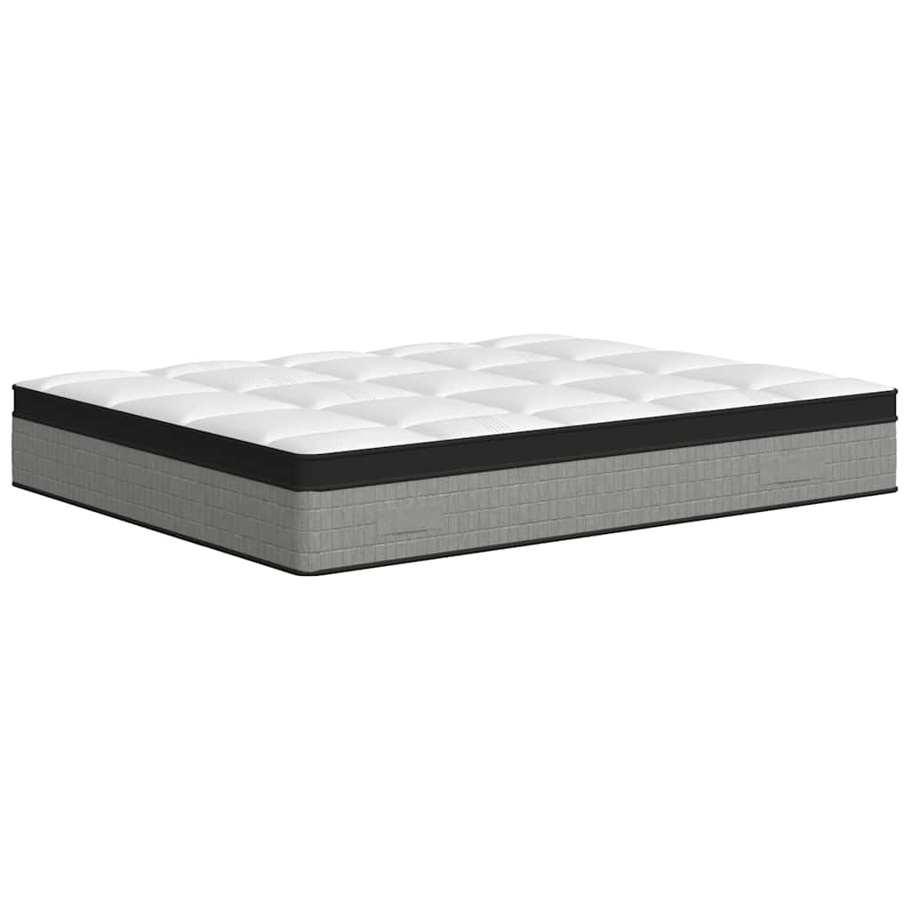 Queen Medium Plus Pocket Spring Mattress Fabric with Foam & 7-Zone Support