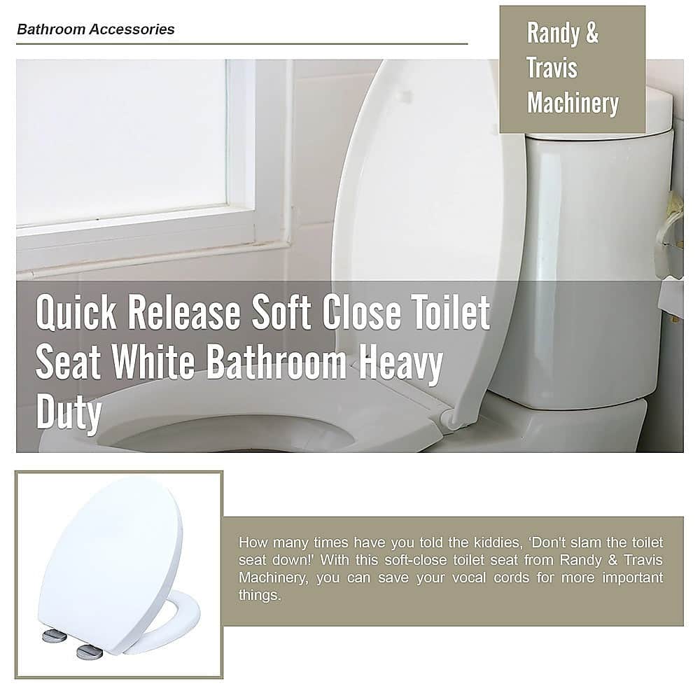 Quick Release Soft Close Toilet Seat
