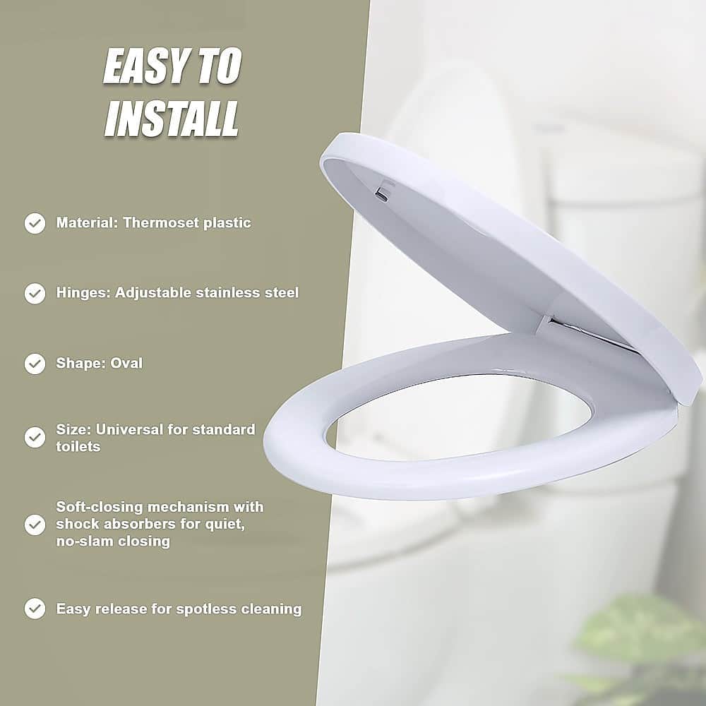 Quick Release Soft Close Toilet Seat