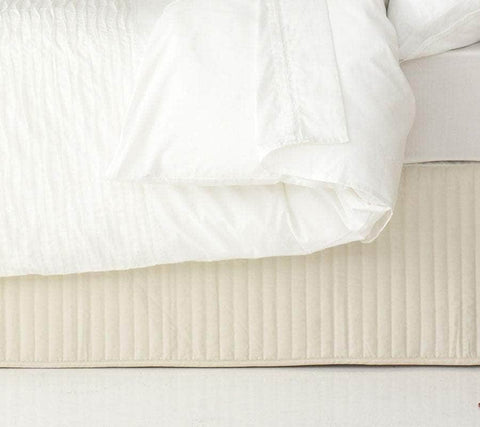 Quilted Cream King Single Valance By Ardor