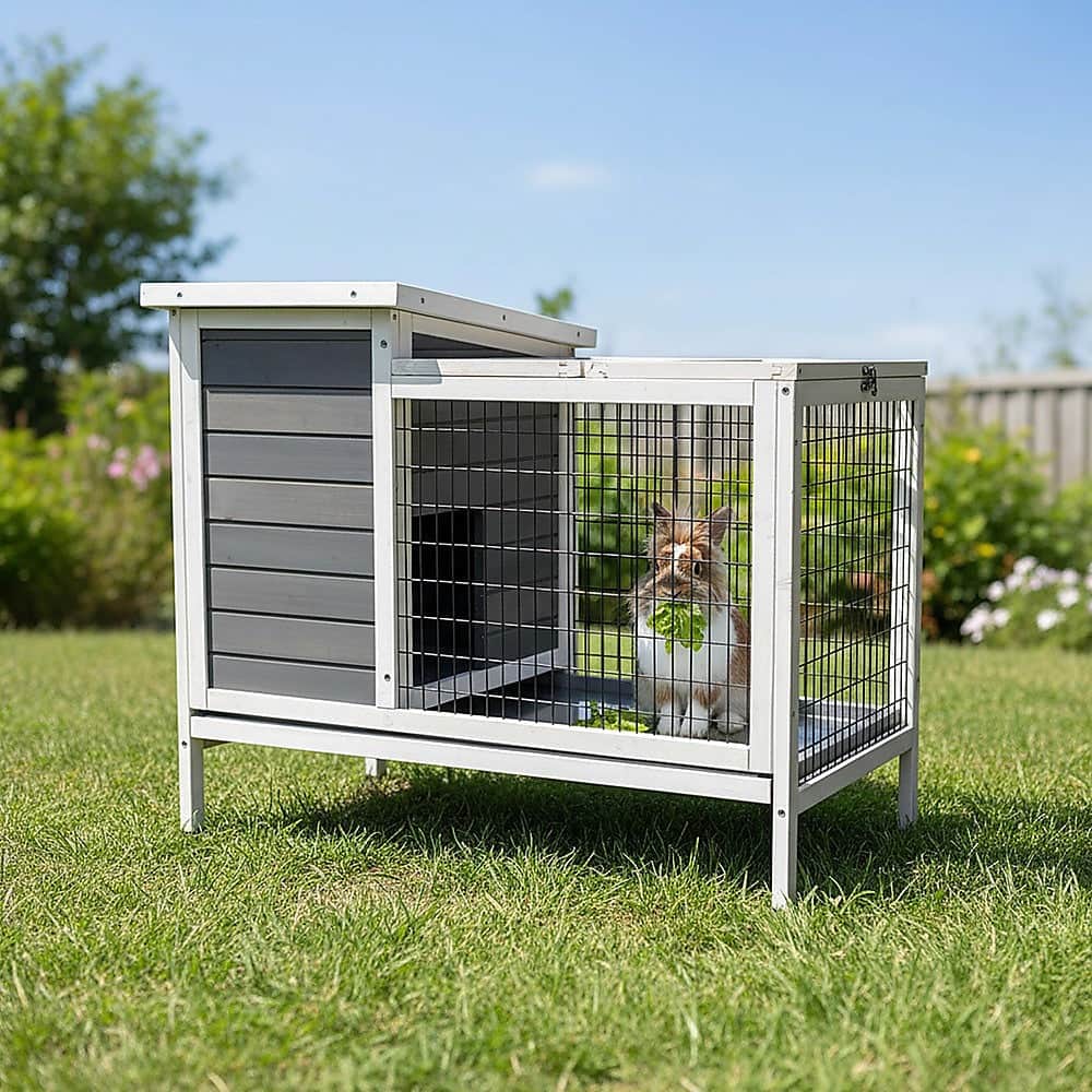 Rabbit Bunny Cage Hutch Pet Cages Enclosure