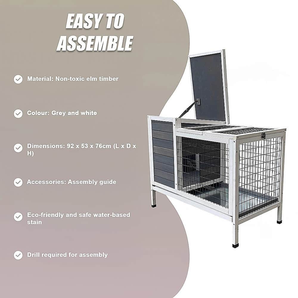 Rabbit Bunny Cage Hutch Pet Cages Enclosure