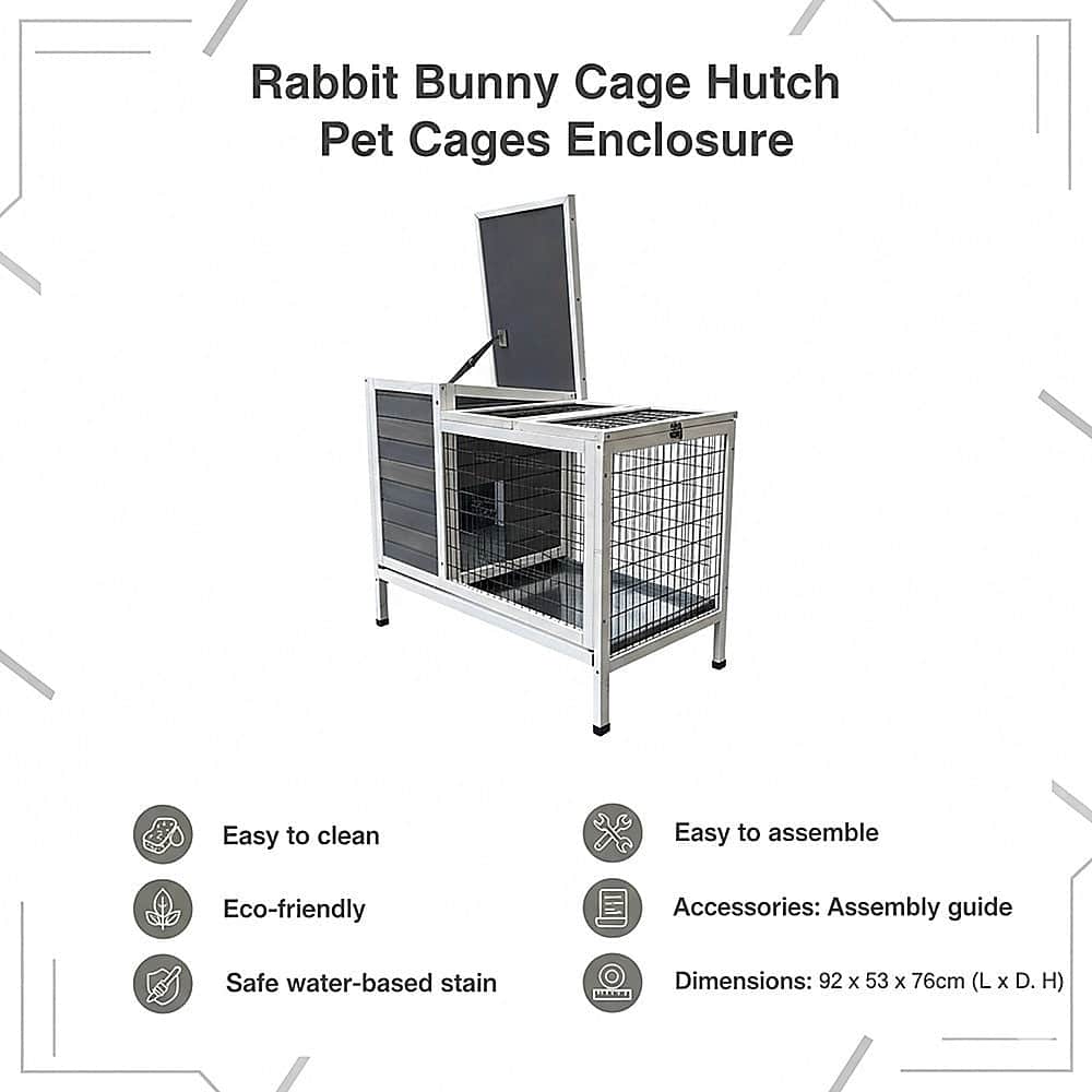 Rabbit Bunny Cage Hutch Pet Cages Enclosure
