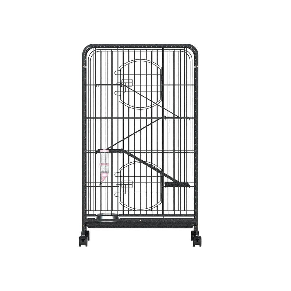 Rabbit Cage Indoor Hutch Guinea Pig Bird Ferret Cat Hamster 110Cm 4 Level