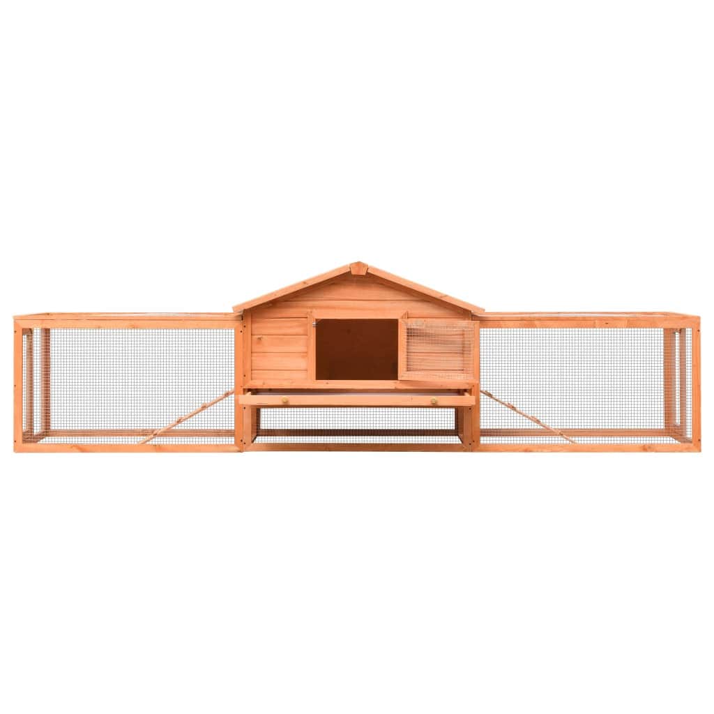 Rabbit Hutch Solid Pine & Fir Wood S
