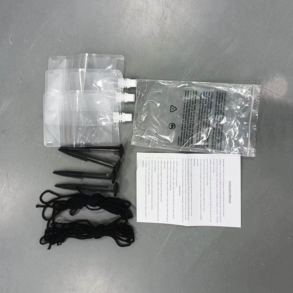 Radiant Christmas Inflatable Santa Elk Motorcycle Gift - 2.1M Long