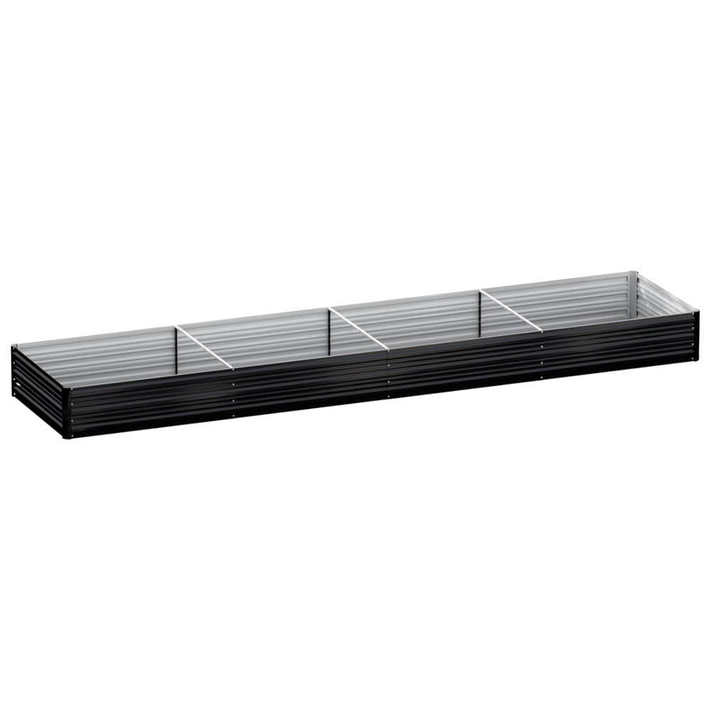 Raised Garden Bed 2 Pcs 210x90cm Planter Box Container Galvanised Metal Outdoor