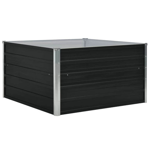 Raised Garden Bed Galvanised Steel Anthracite