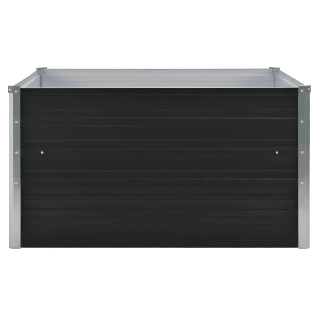 Raised Garden Bed Galvanised Steel Anthracite