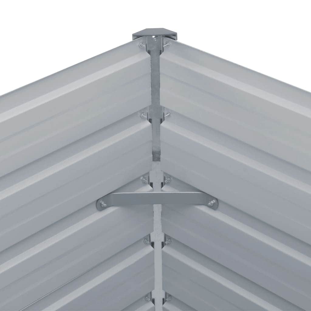 Raised Garden Bed Galvanised Steel Anthracite