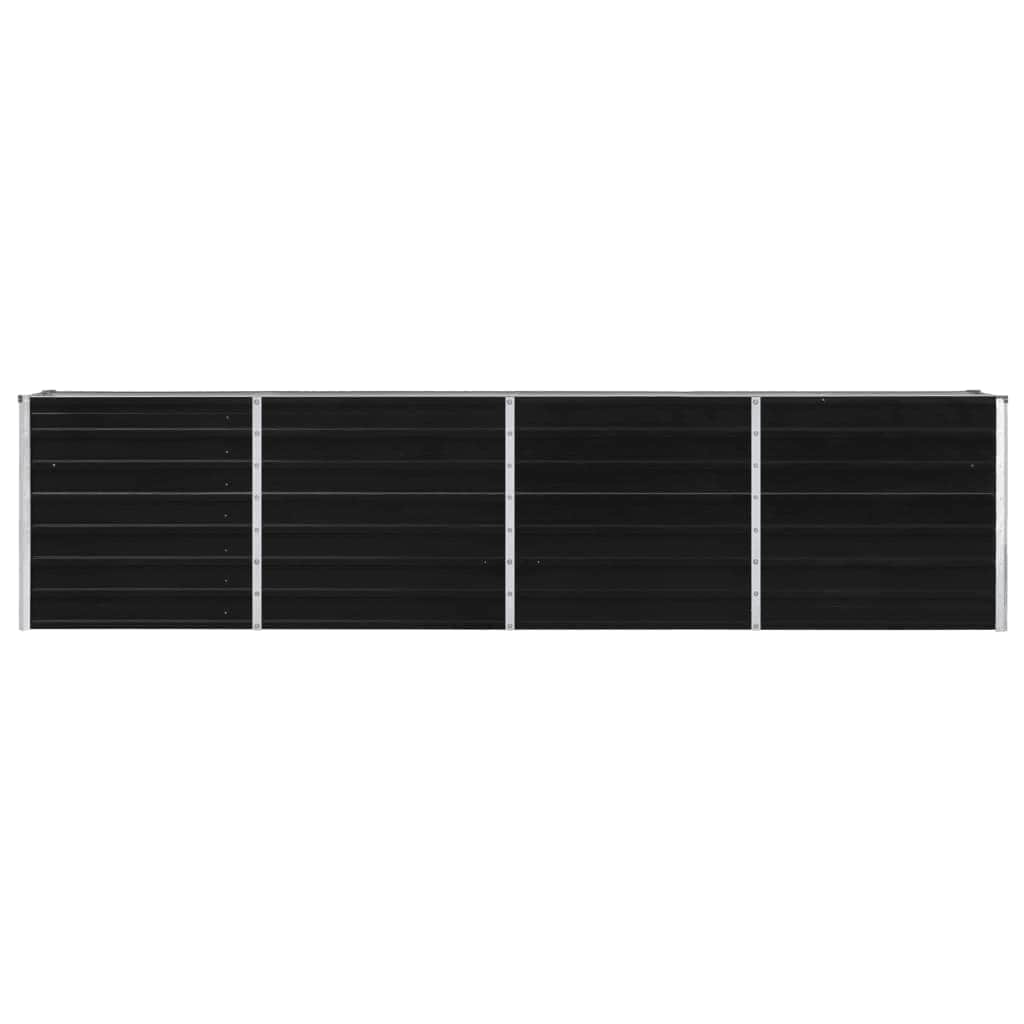 Raised Garden Bed Galvanised Steel Anthracite