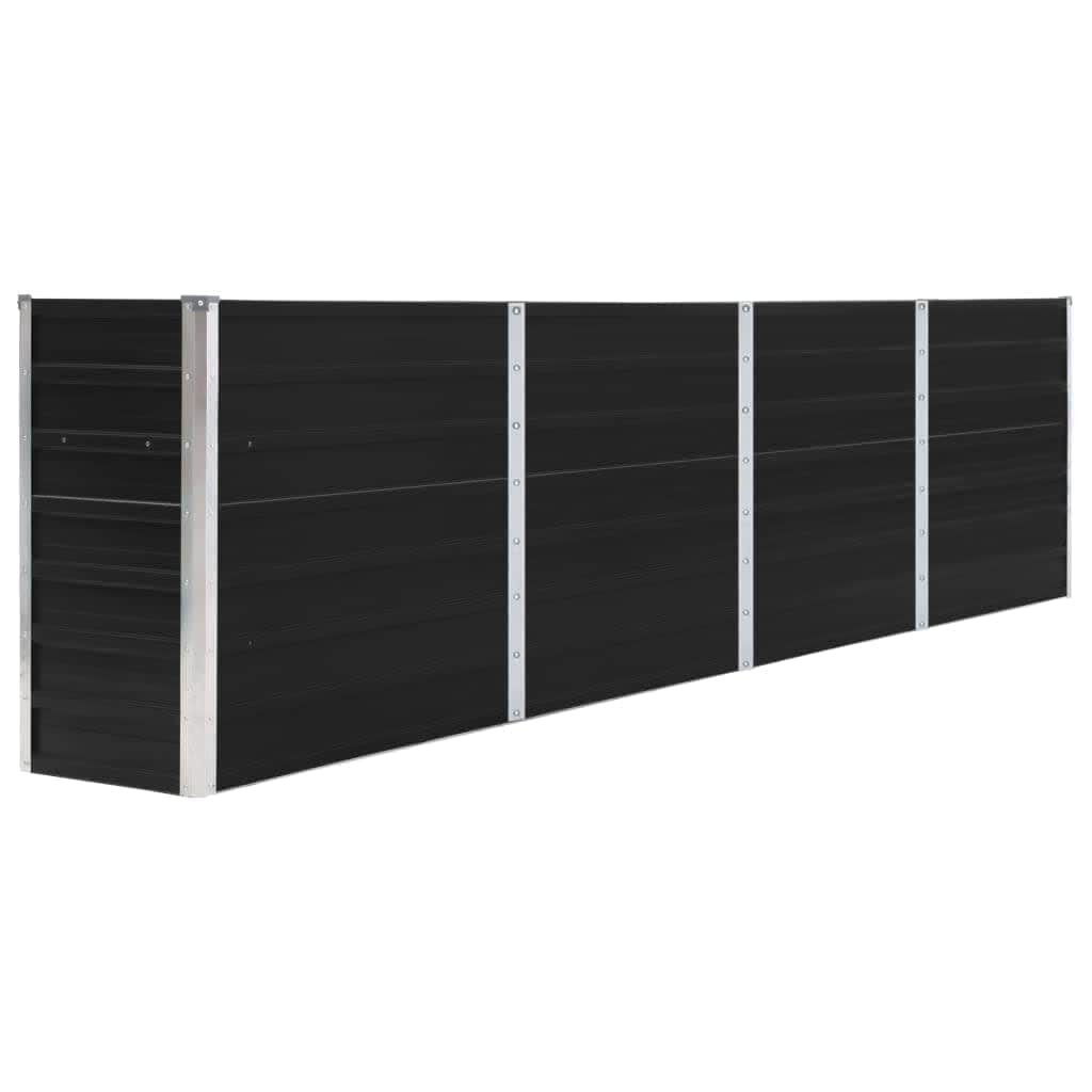 Raised Garden Bed Galvanised Steel Anthracite