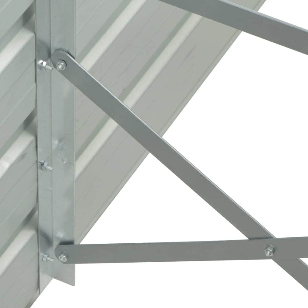 Raised Garden Bed Galvanised Steel Grey