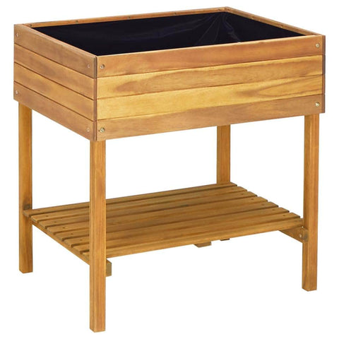 Raised  Garden Planter  Solid Acacia Wood