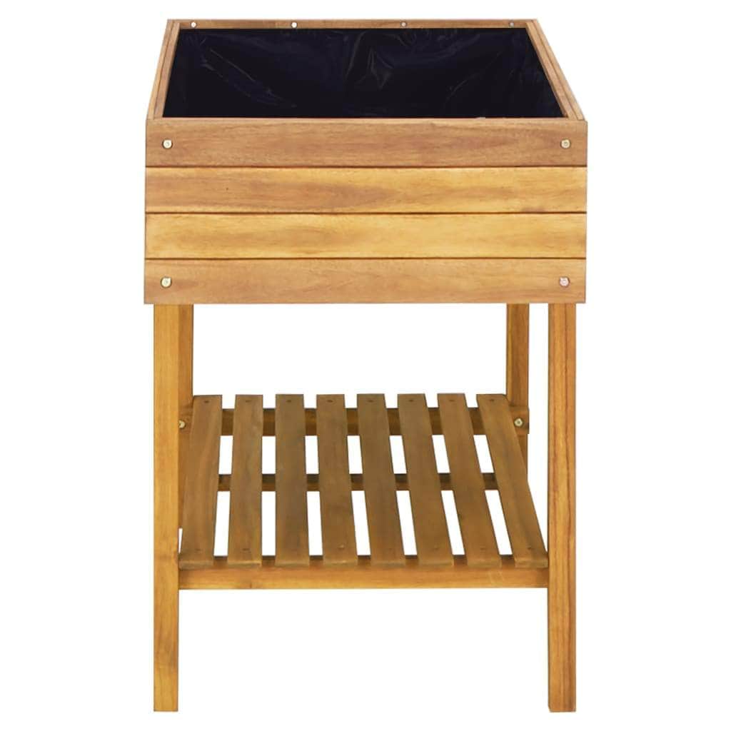 Raised  Garden Planter  Solid Acacia Wood