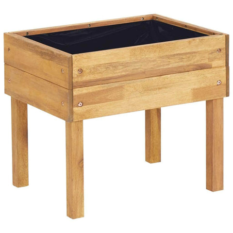 Raised Garden Planter  Solid Acacia Wood