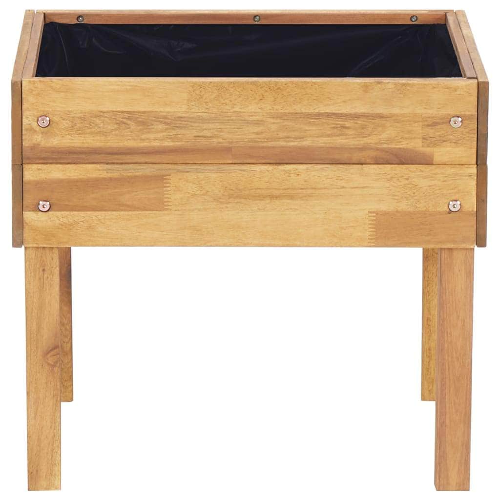 Raised Garden Planter  Solid Acacia Wood