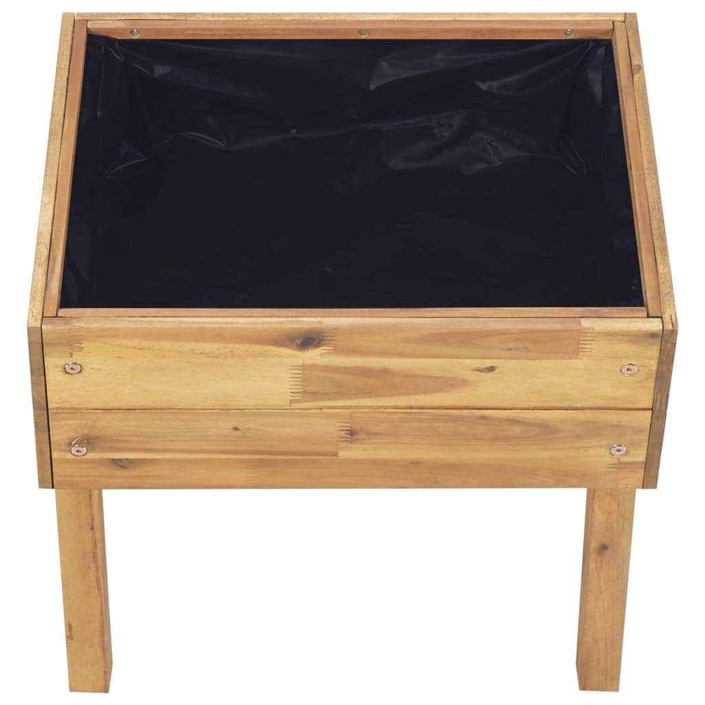Raised Garden Planter  Solid Acacia Wood