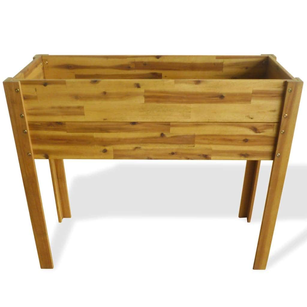 Raised Garden Planter Solid Acacia Wood - Simple deals