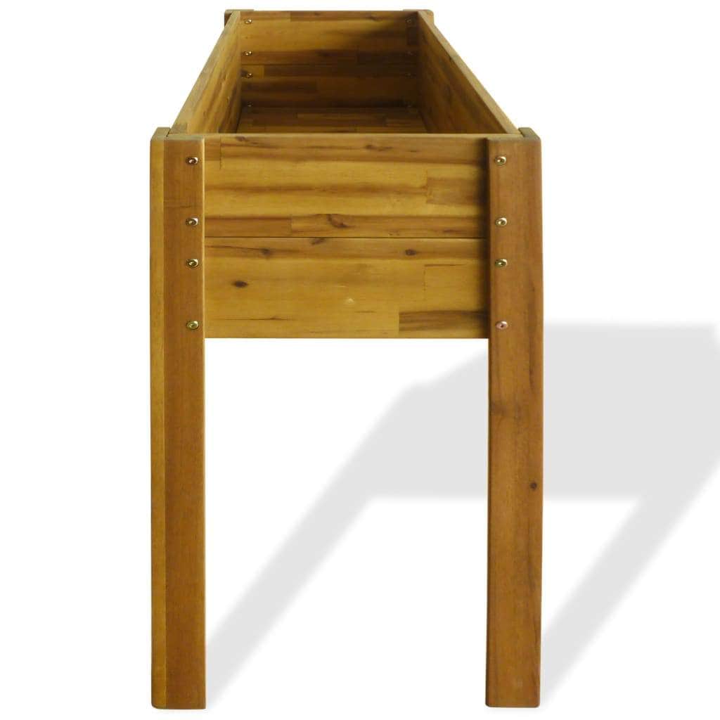 Raised Garden Planter Solid Acacia Wood - Simple deals