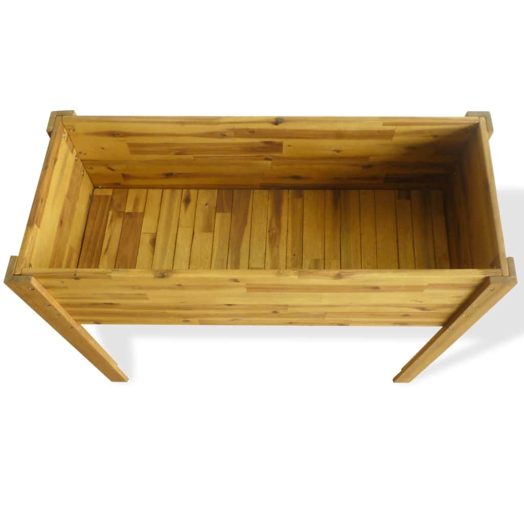 Raised Garden Planter Solid Acacia Wood - Simple deals