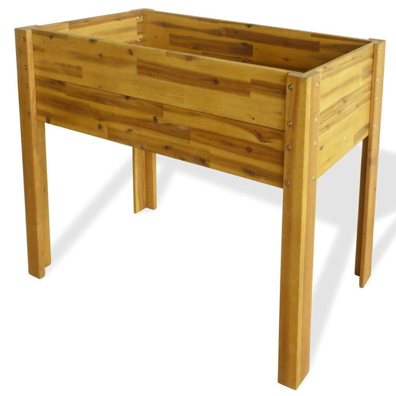 Raised Garden Planter Solid Acacia Wood - Simple deals