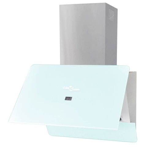 Range Hood Tempered Glass White 600 mm