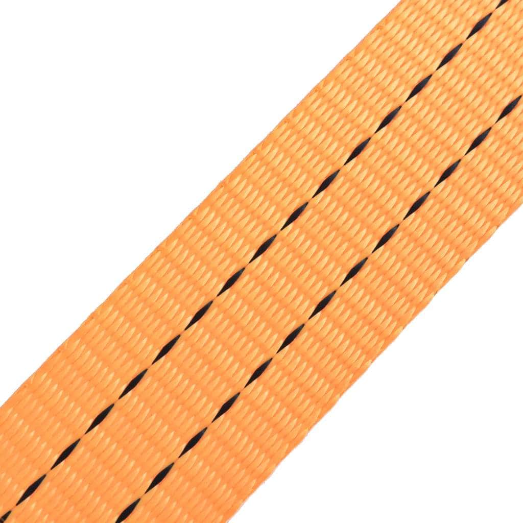 Ratchet Tie Down Straps 4 pcs 1 Tonnes Orange