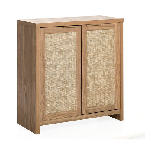Rattan Buffet Sideboard Storage Cabinet for Kitchen & Hallway Table