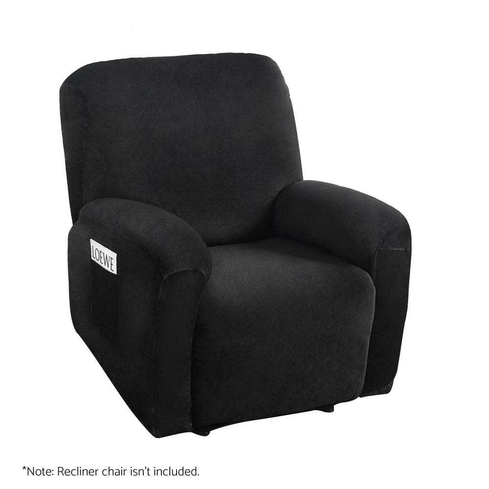 Recliner Chair Covers 1 Seater Velvet