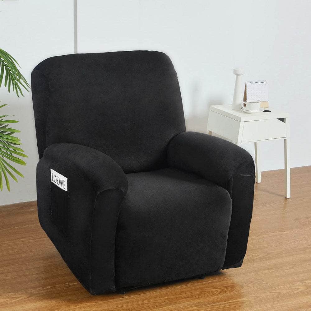 Recliner Chair Covers 1 Seater Velvet