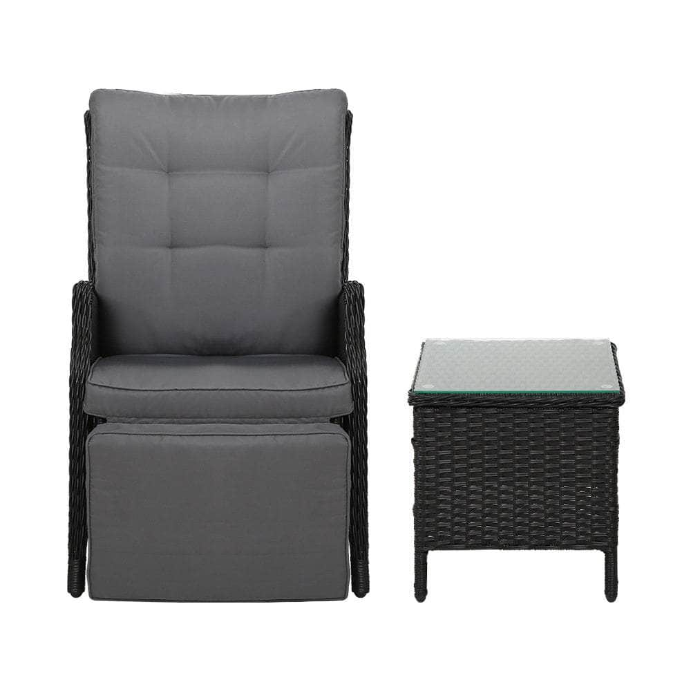 Recliner Sun lounge Chairs Patio Wicker Sofa