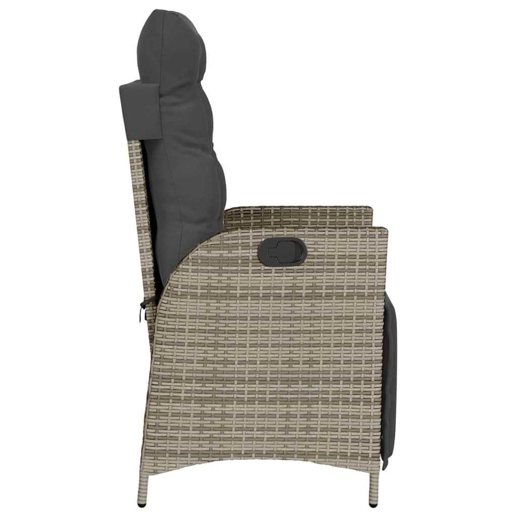 Reclining Garden Chair Poly Rattan
