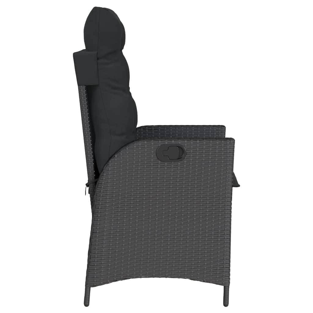 Reclining Garden Chair Poly Rattan