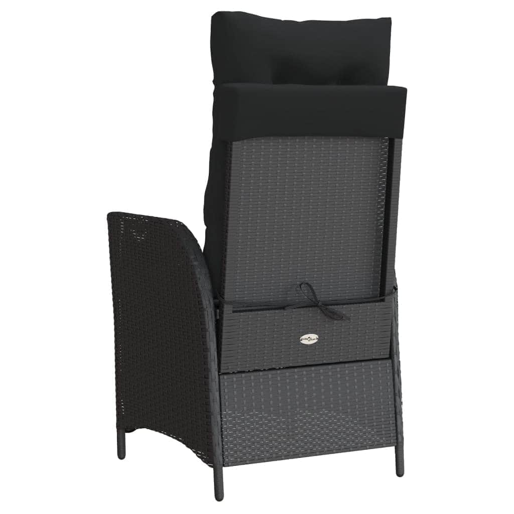 Reclining Garden Chair Poly Rattan